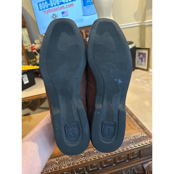Women’s Ecco Brown Suede Loafer Shoe. Size 41 (10) - Picture 5 of 5